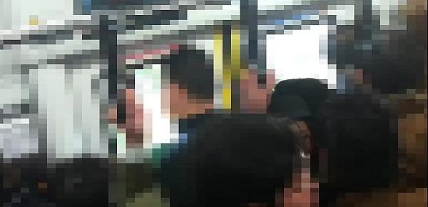  Japanese gropers in train Chikan